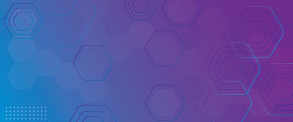 Abstract gradient geometric hexagonal background with elegant overlapping hexagon shapes, suitable for presentations, banner backgrounds and more. eps10.