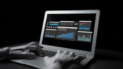 Artificial intelligence enhances data dashboard visualization and trend analysis to improve business performance and decision making Parse