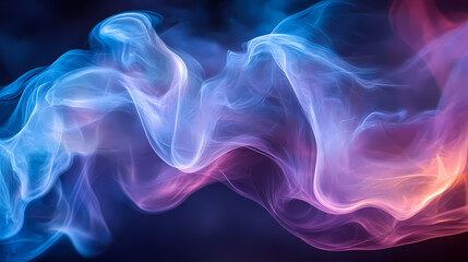 Obraz premium Abstract Colorful Smoke Patterns