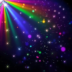 abstract background with stars