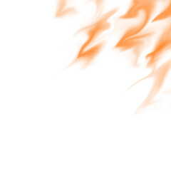 Abstract Orange Smoke Wave Border