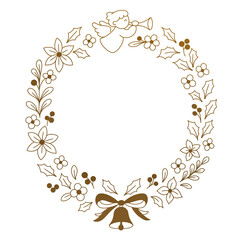 Minimal Winter Floral Frame