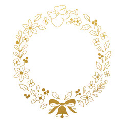 Minimal Winter Floral Frame