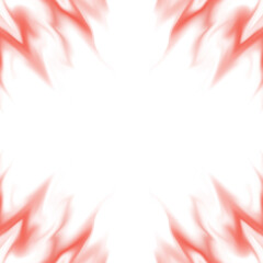 Abstract Red Smoke Frame Border