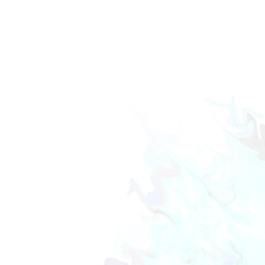 Abstract White Liquid Flame Border