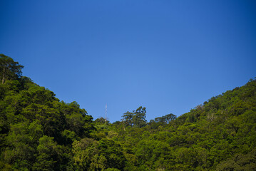 Landscape of Serra Geral Hills in Central Rio Grande do Sul, Brazil