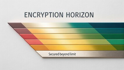 Abstract representation of cybersecurity themes with color gradient, encryption, and a modern aesthetic for tech and safety visuals