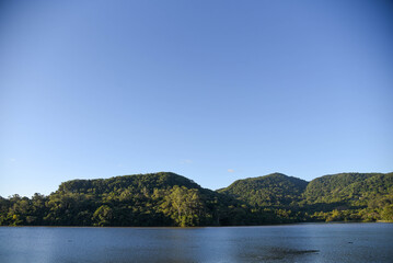 Reservoir Lake in Santa Maria, Brazil