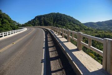Viaduct over Vale do Sol on BR-158, Santa Maria, Brazil.