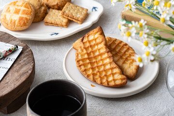 美味しそうなワッフル