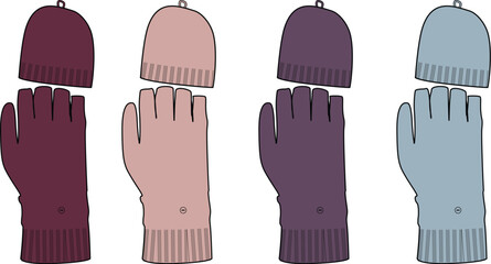 Four different styles of men's summer suits and shorts sets in various colors