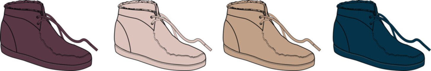 Stylish Boot Collection A Spectrum of Colors and Designs for Every Fashion Enthusiast's Wardrobe