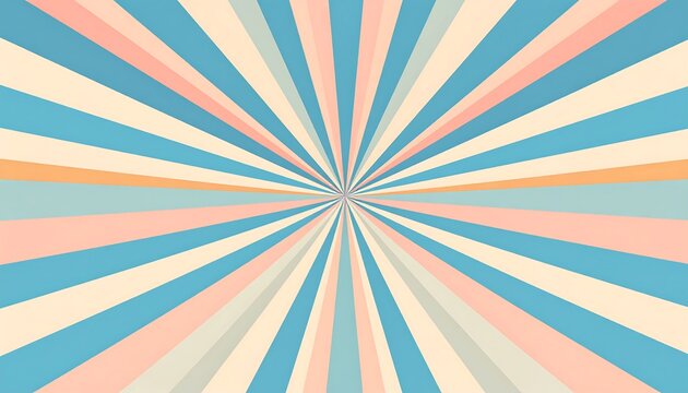 Colorful Radial Pattern Background Design.
