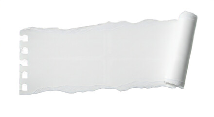 Torn paper scroll with textured edges creates a vintage feel perfect for creative projects or adding a touch of nostalgia to designs