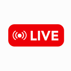 ): Live icon Vector illustration hand drawn