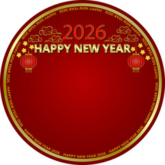 New Year Festival, Greeting Card, Bless, 
Happiness, Celebrate, Send Happiness