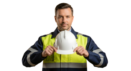 Hardhat Safety Engineer Concept Construction Worker Manual Labor Job