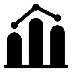 Chart icon for data and metrics