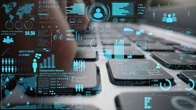 Connection network visualization showing global connection, network communication, digital connection analytic. Connect networks tool support real-time insight and improve connection system. Thunk - Powered by Adobe