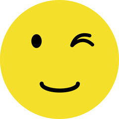 Winking emoji