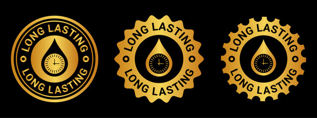 Gold Long Lasting Quality Badge Labels