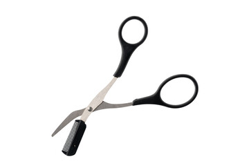 透明背景（png）にクシ付き眉ハサミ