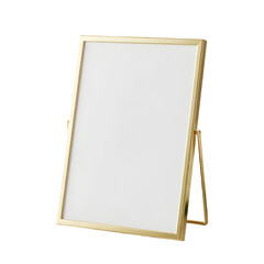 Obraz premium Elegant Gold Frame Mockup Presentation Template Display Decoration