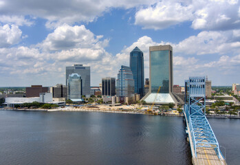Fototapeta premium Aerial view of Jacksonville, Florida