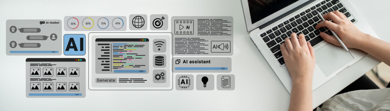 AI assistant with chatbot windows, code editor, and performance analytics for intelligent automation and development Parse