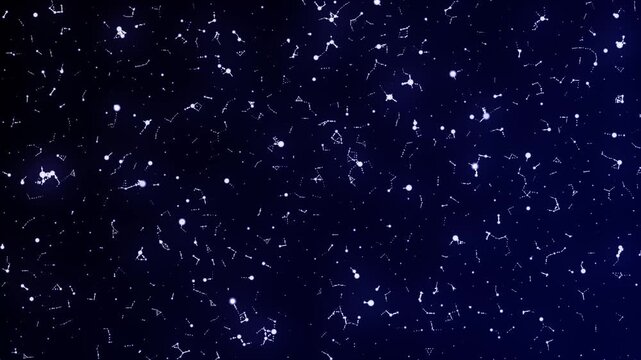 Cosmic Drift Animation Cool Space Like 4K Background with Galactic Motion