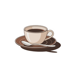 Coffee Cup with Saucer