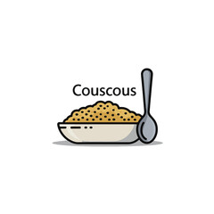 Couscous Icon Minimalist