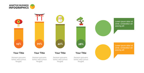Percentage Chart Slide Template