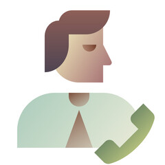 man with speech bubble