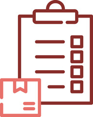 clipboard line dual color