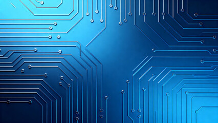 Blue circuit board pattern