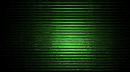 Abstract dark green background with horizontal lines and grunge texture