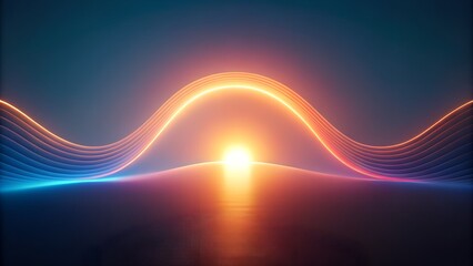 Fractal Energy Burst in a Radiant Sunlit Sky