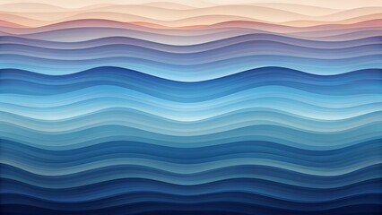 Blue abstract wave pattern with water texture and ripple design