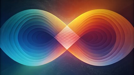 Abstract colorful fractal background with glowing swirling lines and vibrant energy patterns