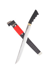 wooden machete and sheath, knife and machete cutting tools with satin and mirror blade materials