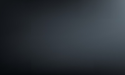 Black grey gradient background. Space for displaying products. Abstract color vector banner. Vector illustration.