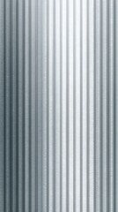 Obraz premium Metallic vertical stripe pattern with gradient effect, featuring silver and white tones, modern industrial style, reflective surface, abstract background, clean and minimalistic