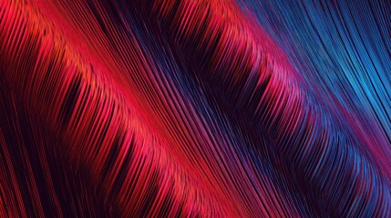 Vibrant abstract background with layered wavy lines in red, blue, and purple gradients, creating dynamic and energetic visual effect suitable for modern design projects