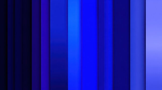 Vertical blue gradient stripe background, abstract wavy line pattern, layered vivid blue color, modern digital art, calm mood