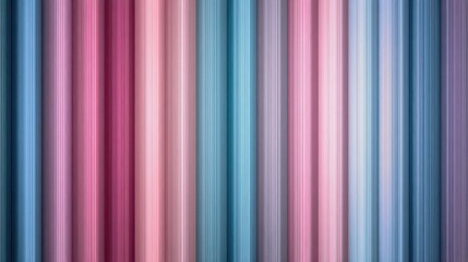 Colorful vertical gradient stripes background with soft wavy lines, blending pink, blue, and purple hues, creating modern abstract pattern for creative design projects