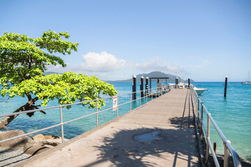 Jetty of Fitzroy Island, Queensland, Australia
