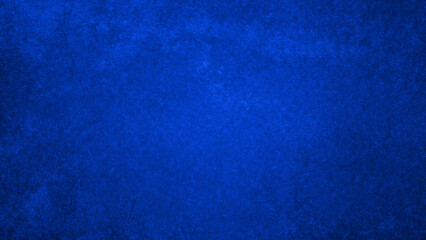 Beautiful Decorative Navy Blue Stucco Wall Background. Art Abstract Grunge Texture Web Banner With Copy Space for design