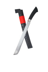 wooden machete and sheath, knife and machete cutting tools with satin and mirror blade materials