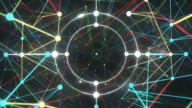 abstract background design resembling a circuit board pattern  symbolizing modern interconnected networks for logistics  transportation  and data